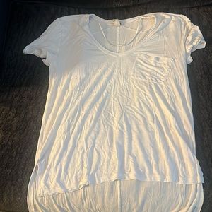 We the free White v neck tshirt  size small